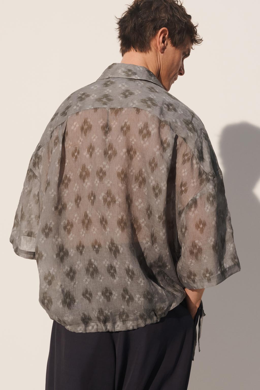 Поло свободного кроя из 100% рами