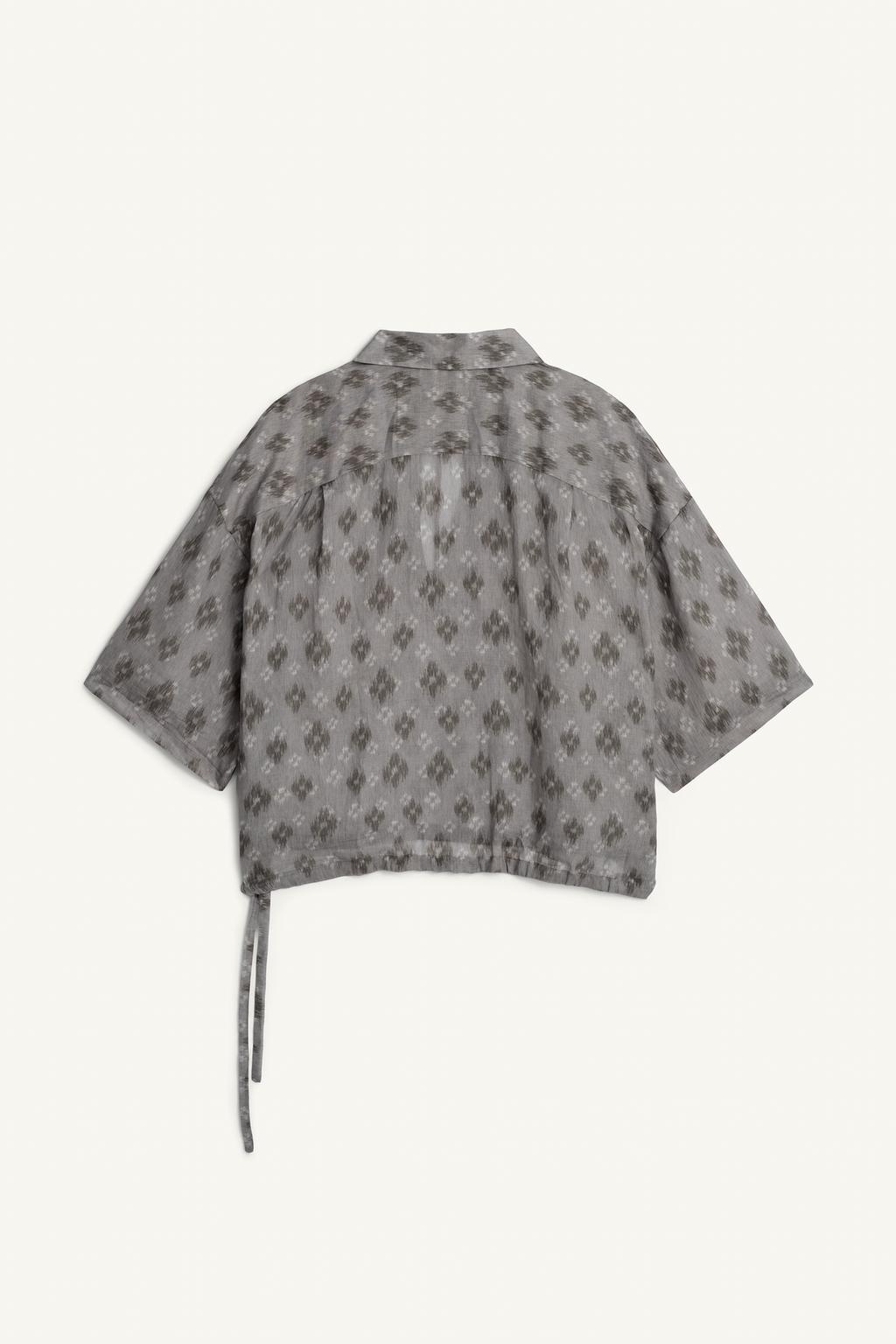 Поло свободного кроя из 100% рами