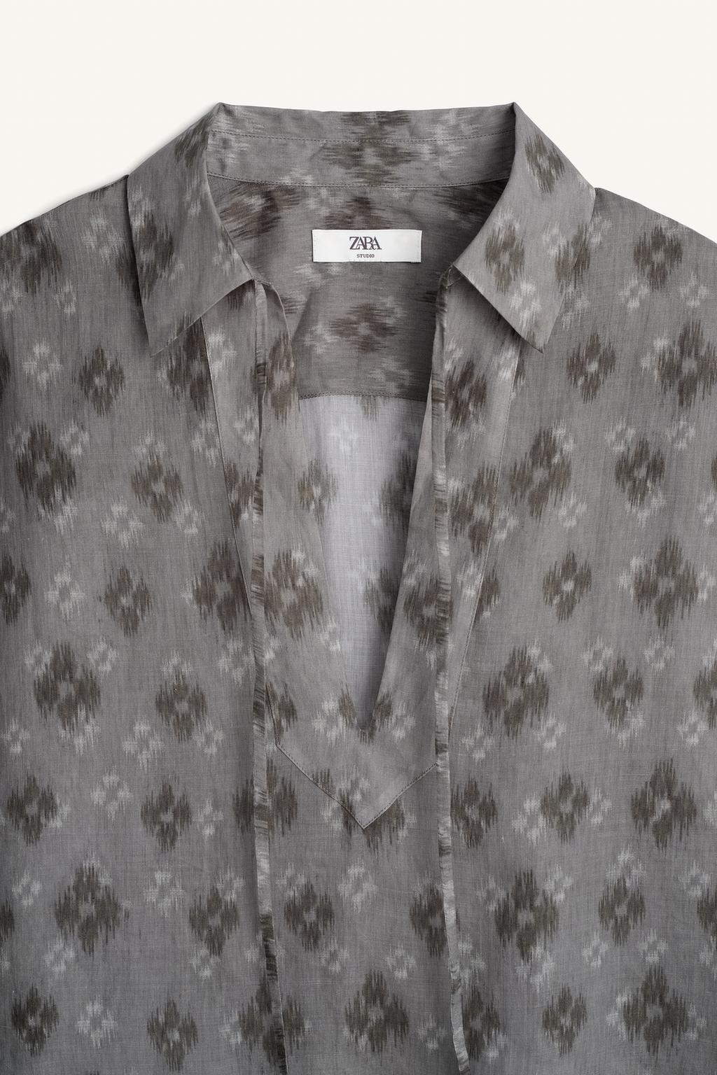 Поло свободного кроя из 100% рами