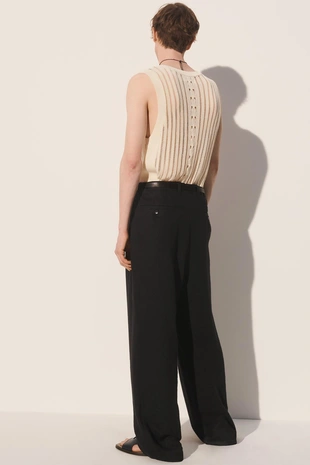 Льняные/лиоцелловые застаревшие брюки для костюма- Заказать в России