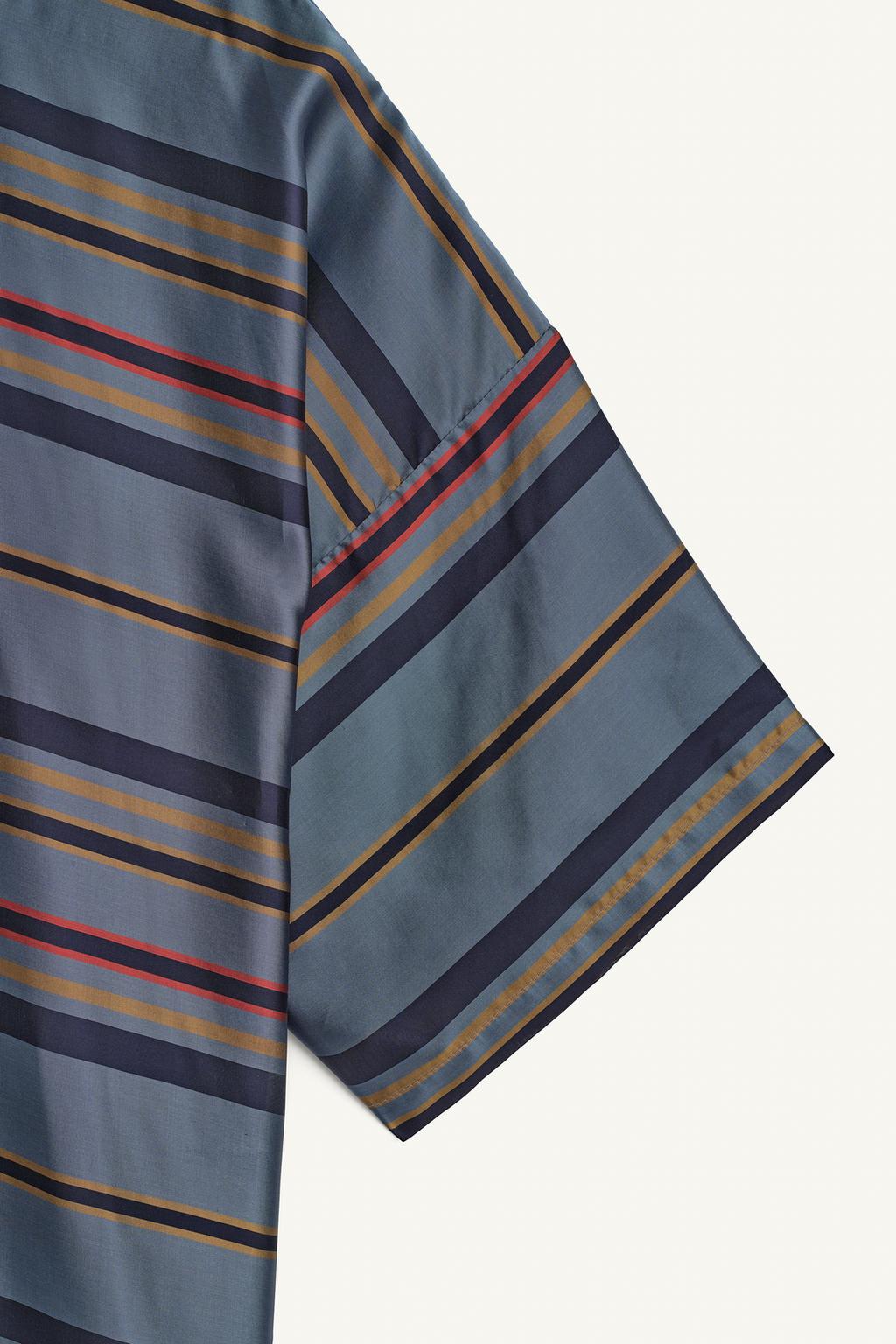 Поло свободного кроя из купро-шелка