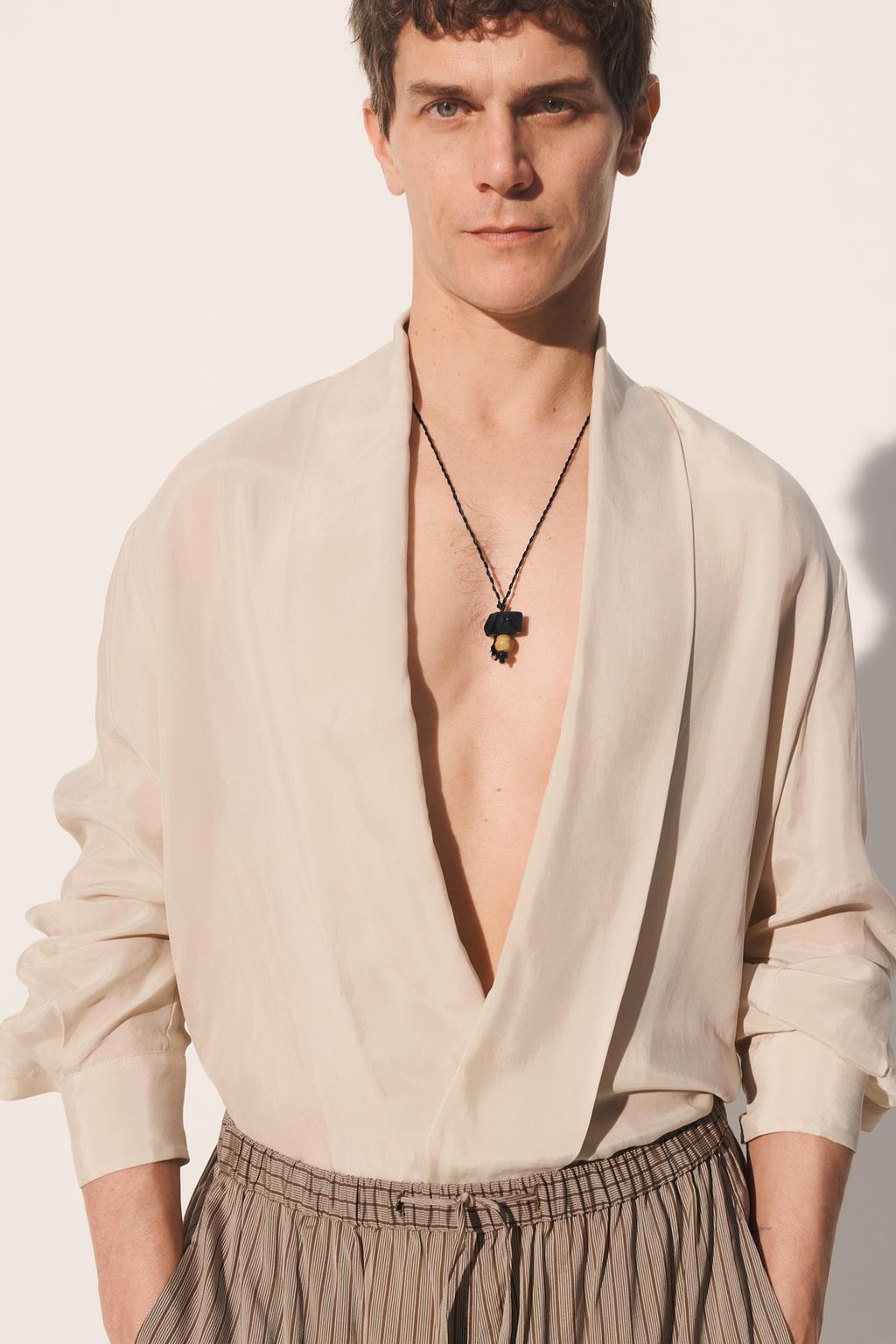 Рубашка-халат из купро 100%