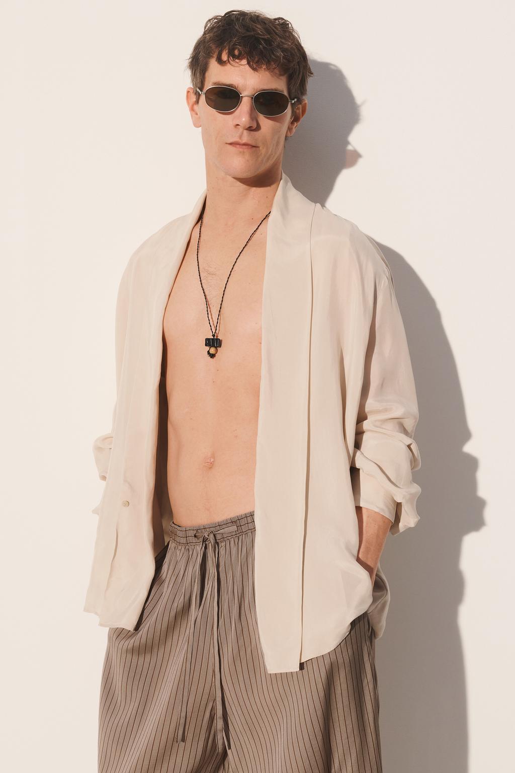 Рубашка-халат из купро 100%