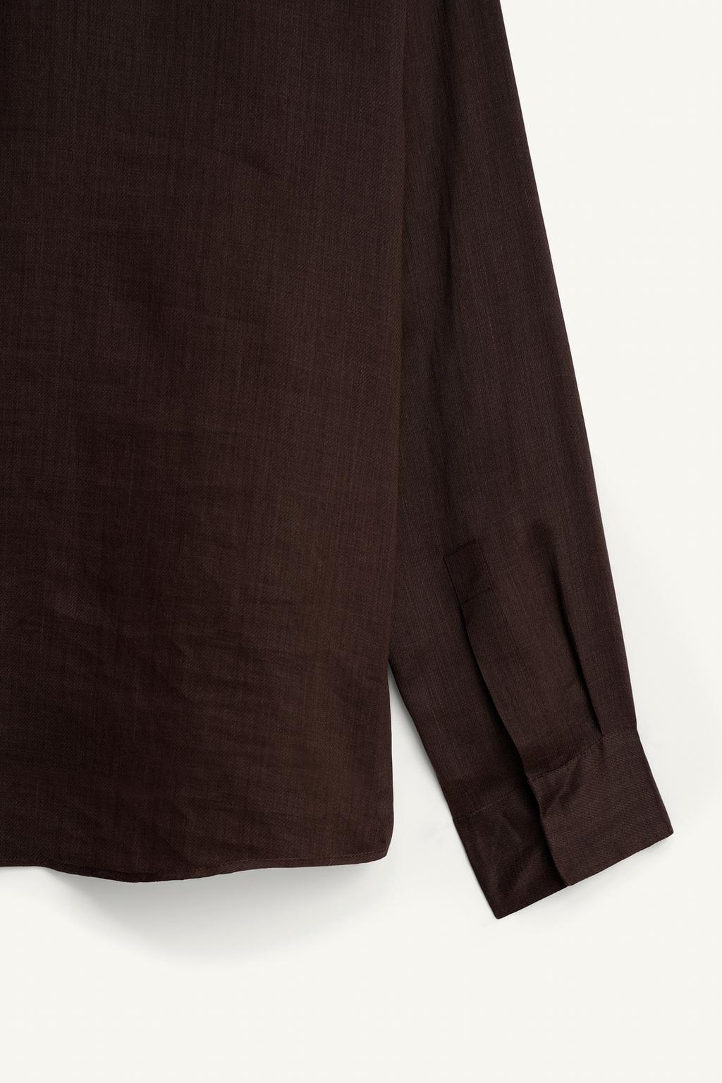 Поло свободного кроя из смесовой ткани рами и ленцелль