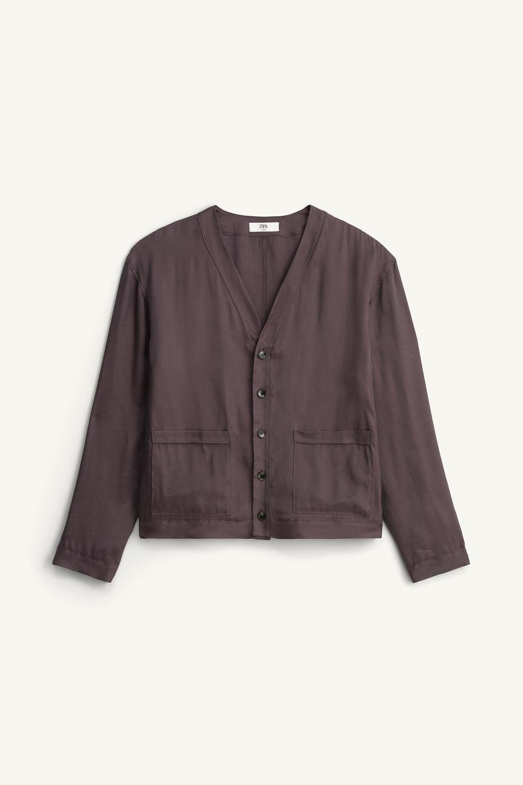 Пиджак свободного кроя из вискозы и лиоцелла