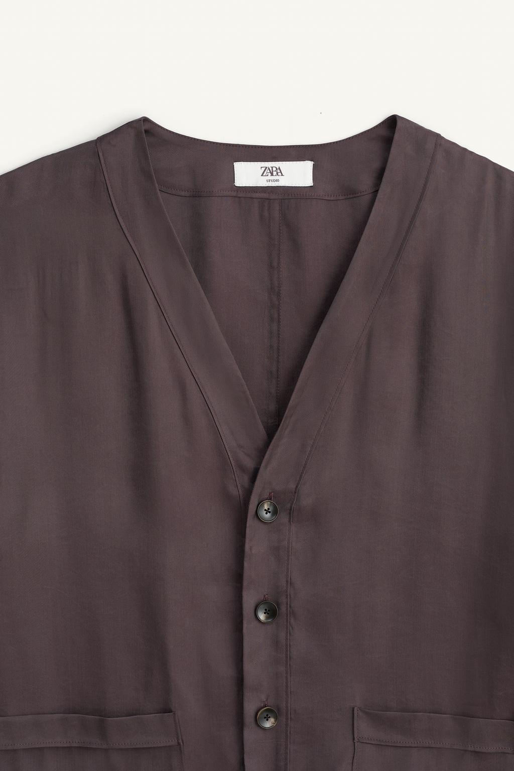 Пиджак свободного кроя из вискозы и лиоцелла