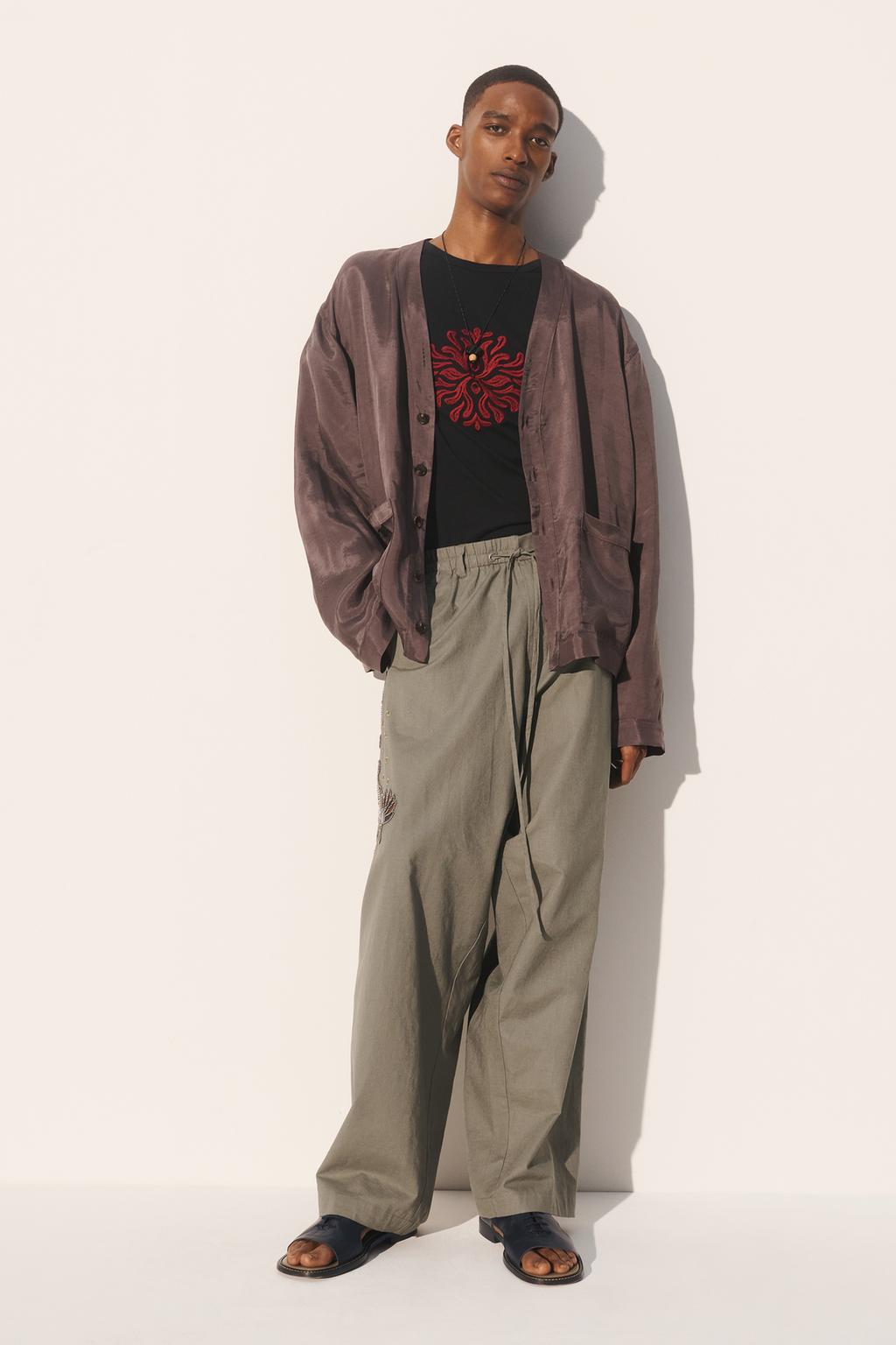 Пиджак свободного кроя из вискозы и лиоцелла