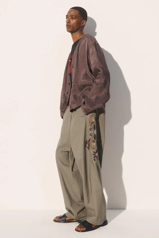 Пиджак свободного кроя из вискозы и лиоцелла- Заказать в России