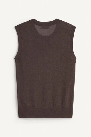 Трикотажный жилет с цветочным узором- Заказать в России