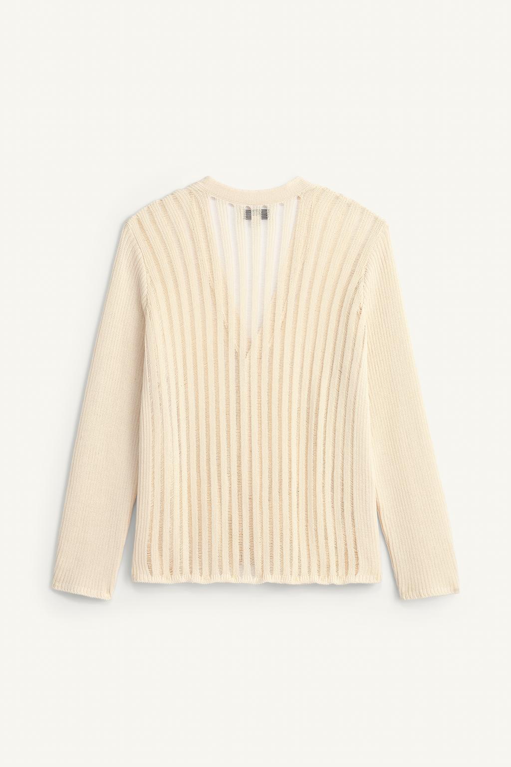 Кардиган с открытой текстурой