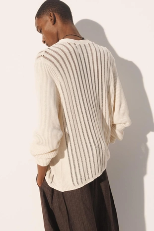 Кардиган с открытой текстурой- Заказать в России