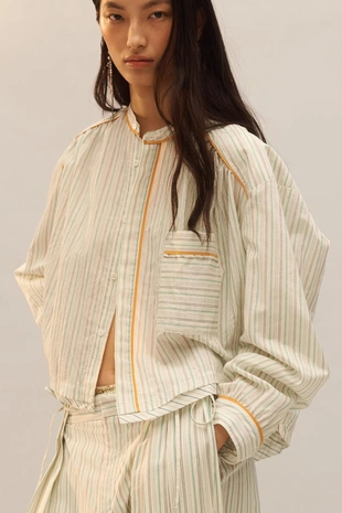 Рубашка в полоску limited edition- Заказать в России