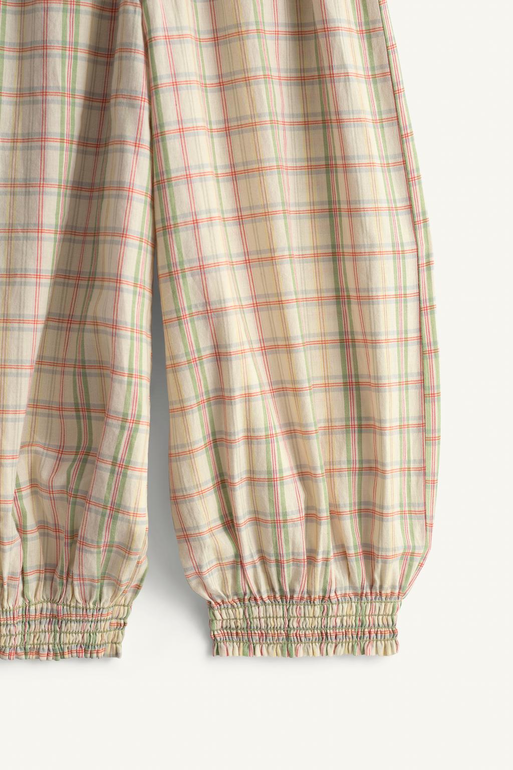 Брюки sarouel с ограниченным изданием вышитые цветочные клетчатые