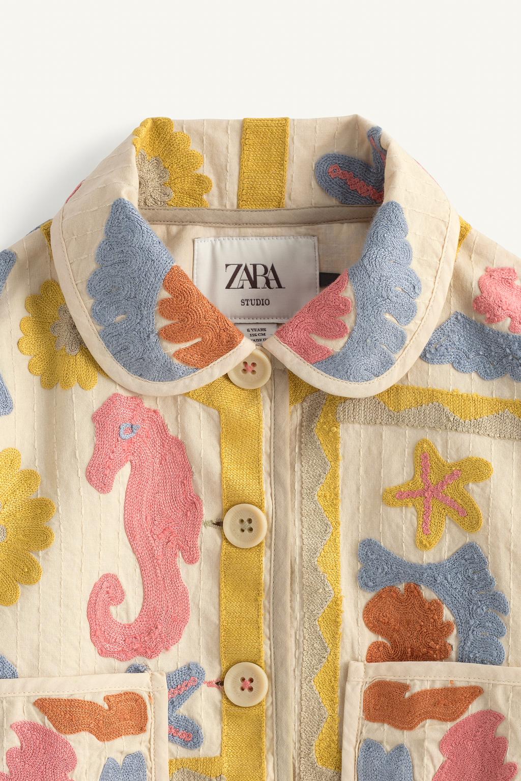 Куртка с вышивкой из лимитированной коллекции