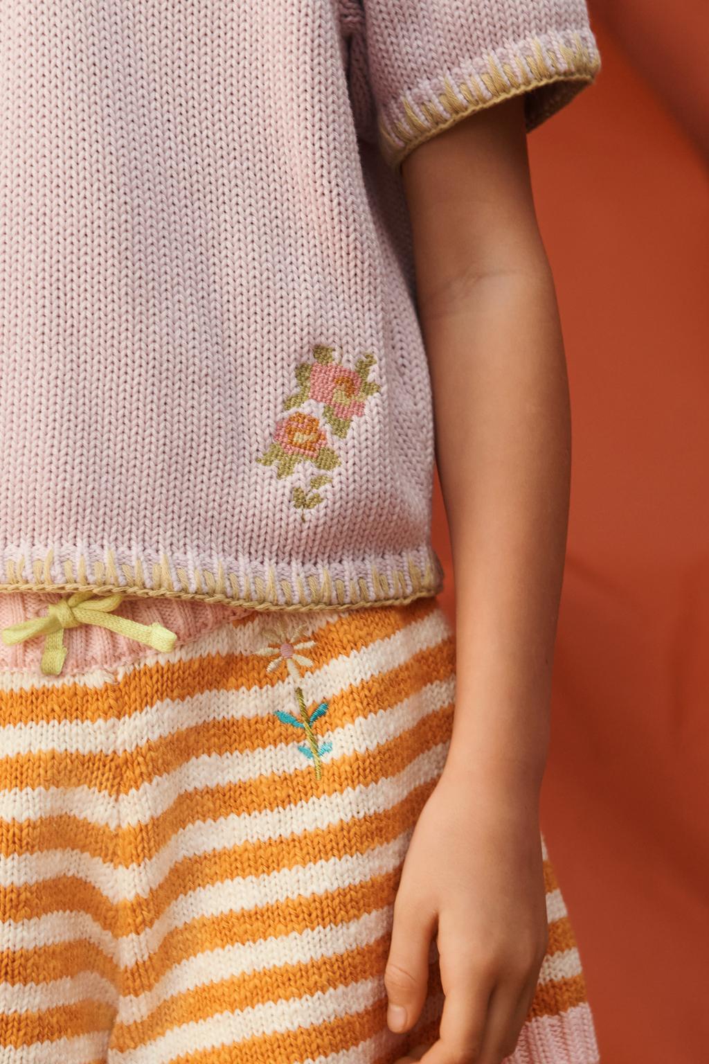 Поло-свитер с вышивкой из лимитированной коллекции