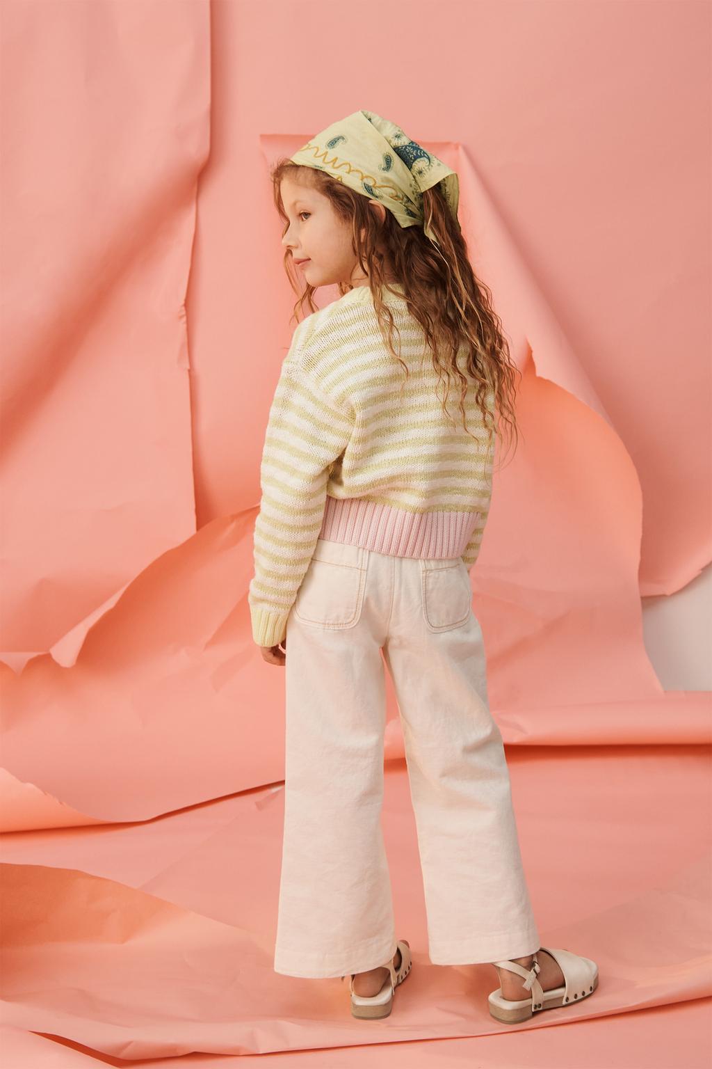 Джемпер из ограниченной коллекции в полоску с вишневым цветком