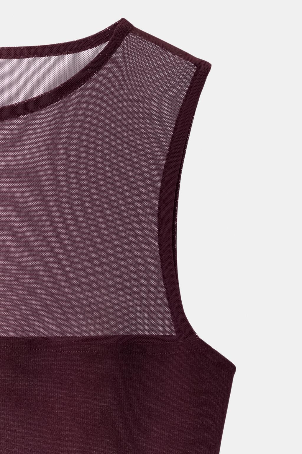 БОДИ С КОМБИНИРОВАННЫМ ТЮЛЕМ