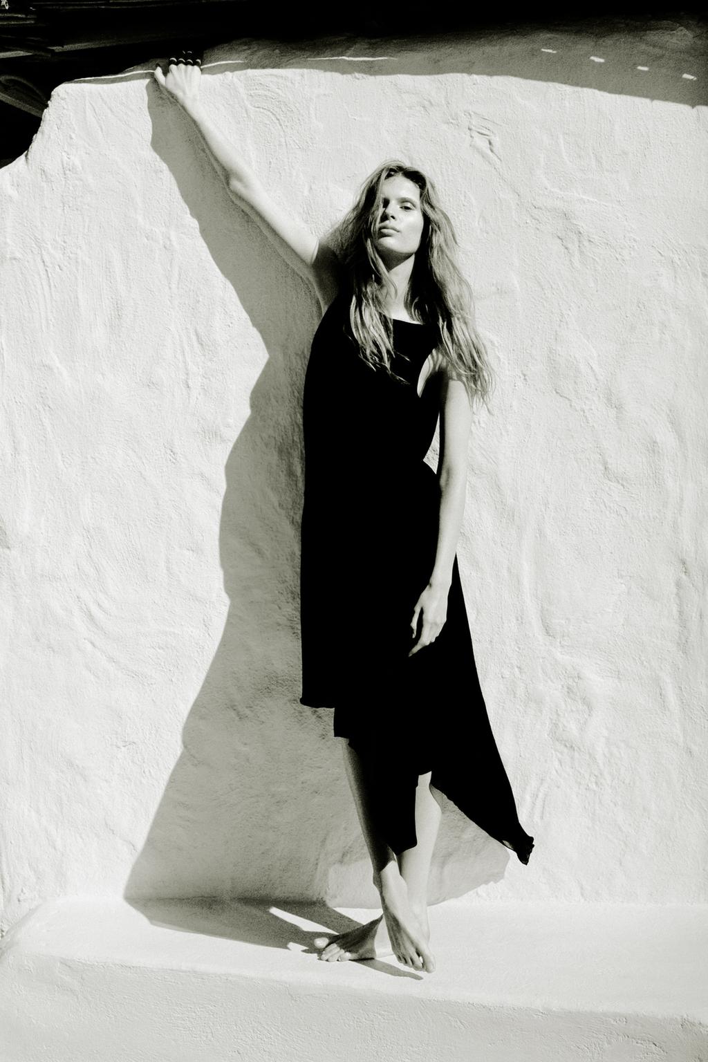 ПЛАТЬЕ МИДИ АСИММЕТРИЧНОГО КРОЯ