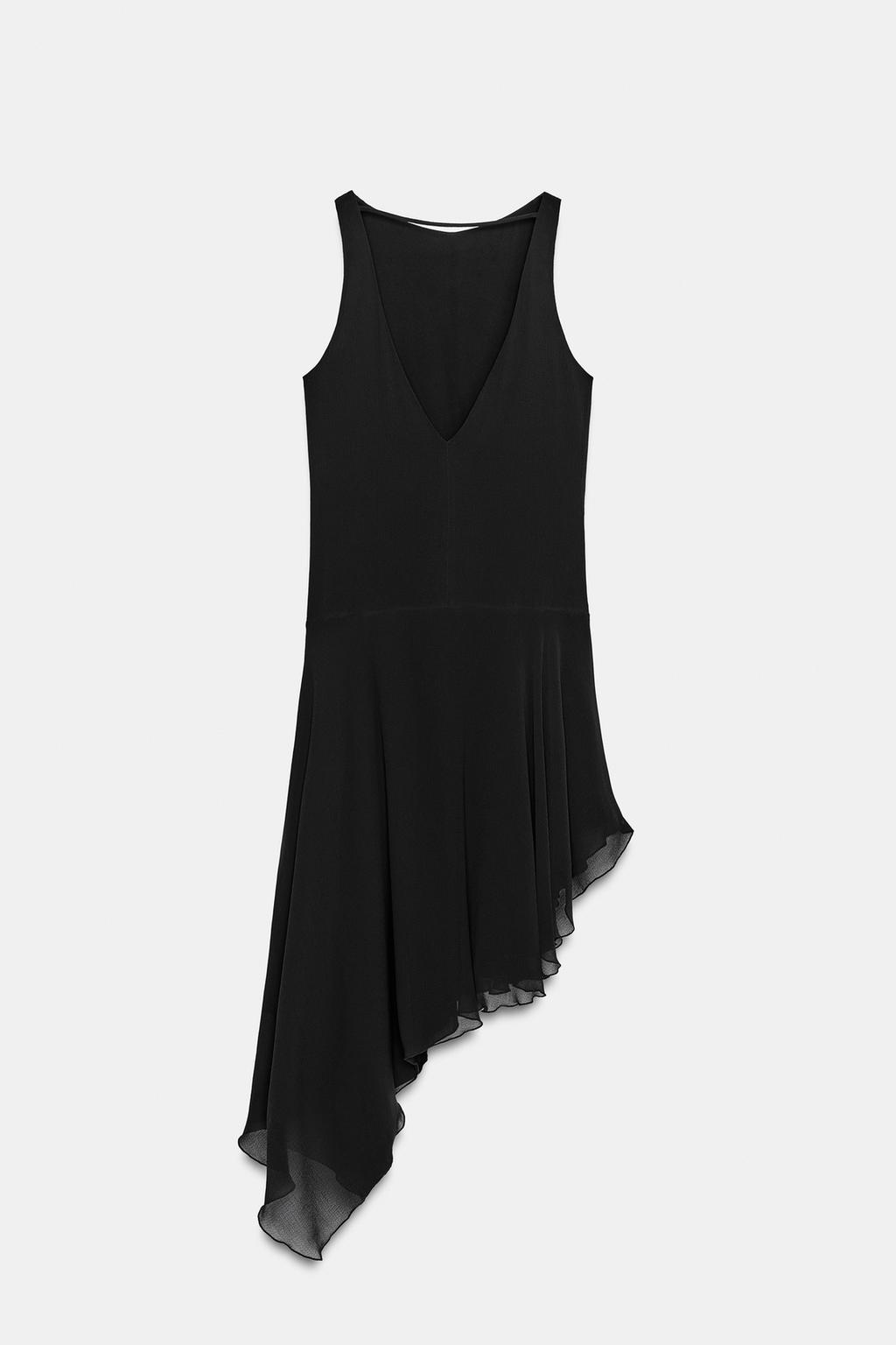 ПЛАТЬЕ МИДИ АСИММЕТРИЧНОГО КРОЯ