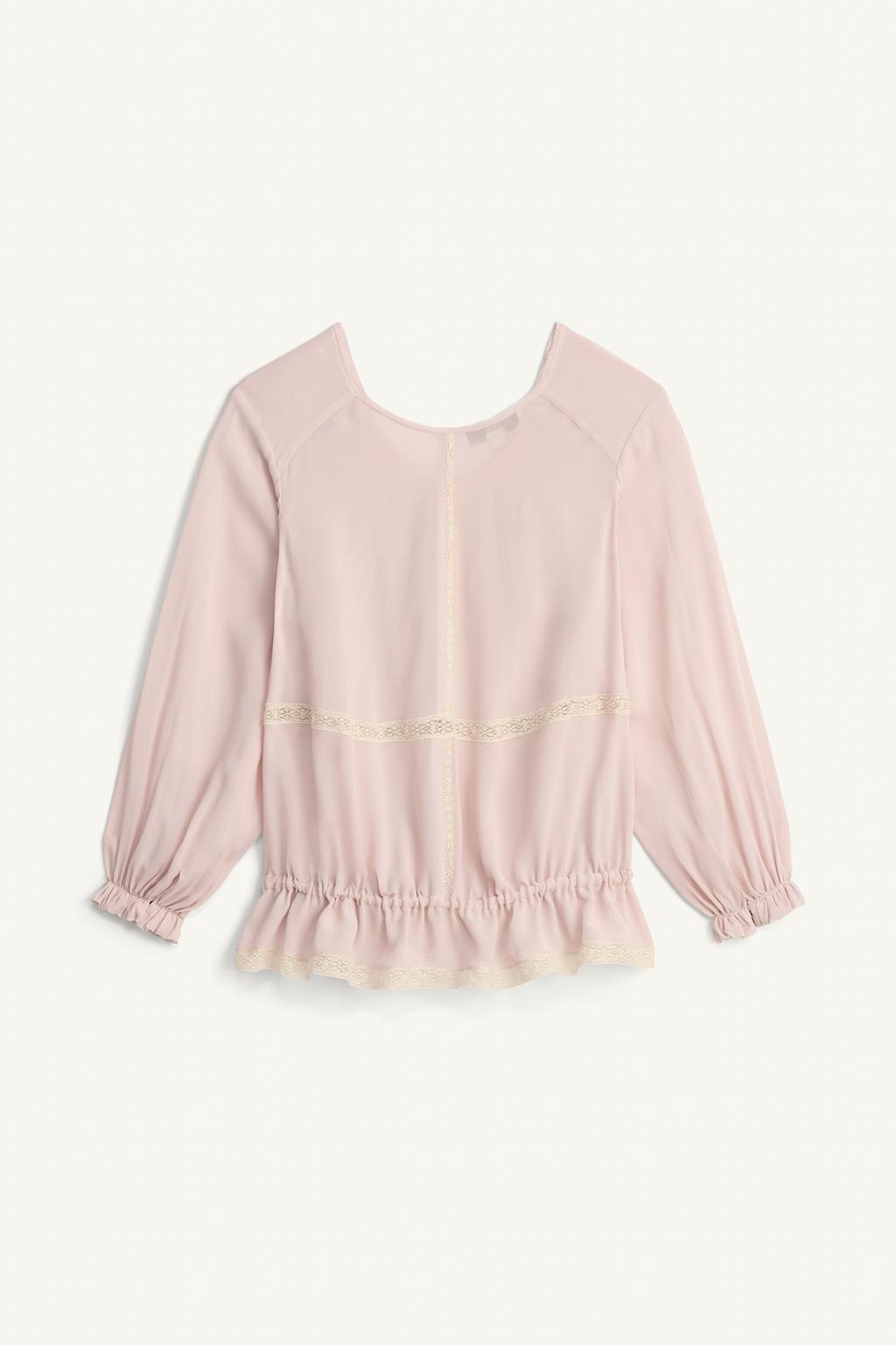 Рубашка с оборками из кружева limited edition