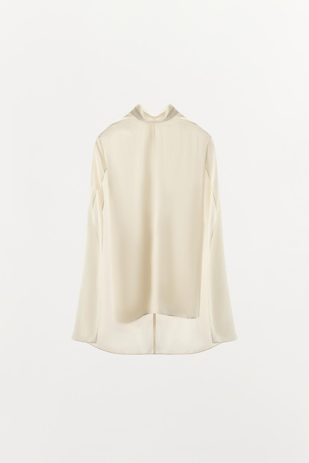 РУБАШКА-КЕЙП С РАЗРЕЗАМИ ZW COLLECTION