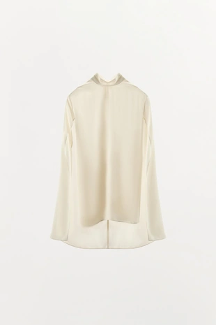 Рубашка-кейп с разрезами Zw Collection- Заказать в России