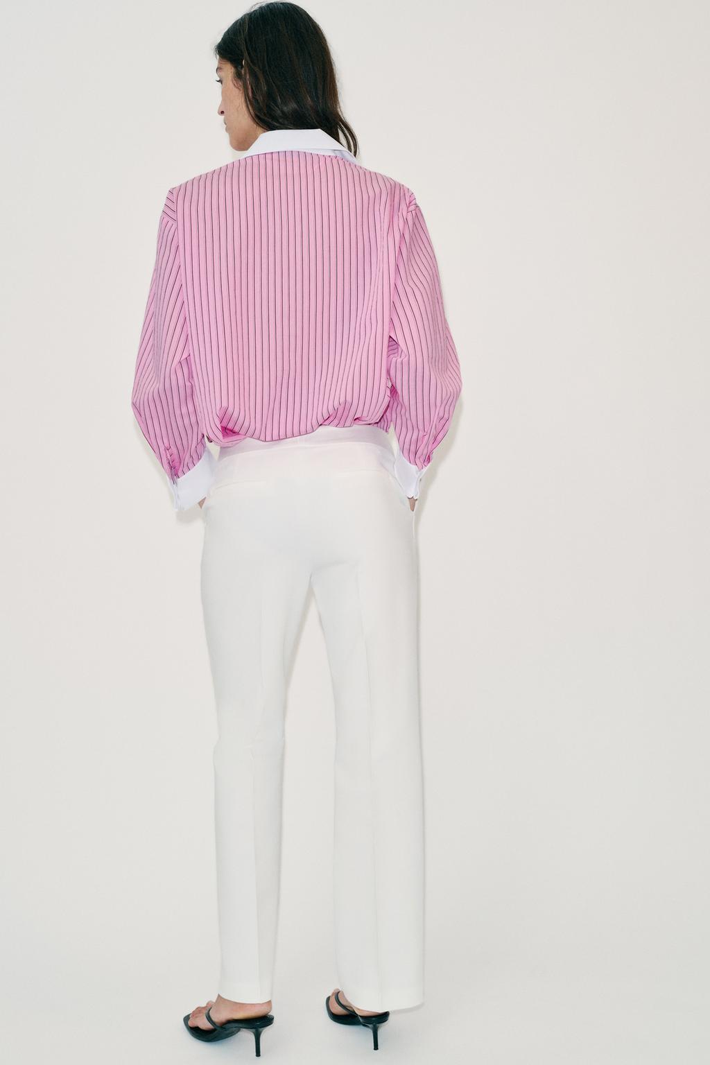 РУБАШКА ИЗ ПОПЛИНА В ПОЛОСКУ