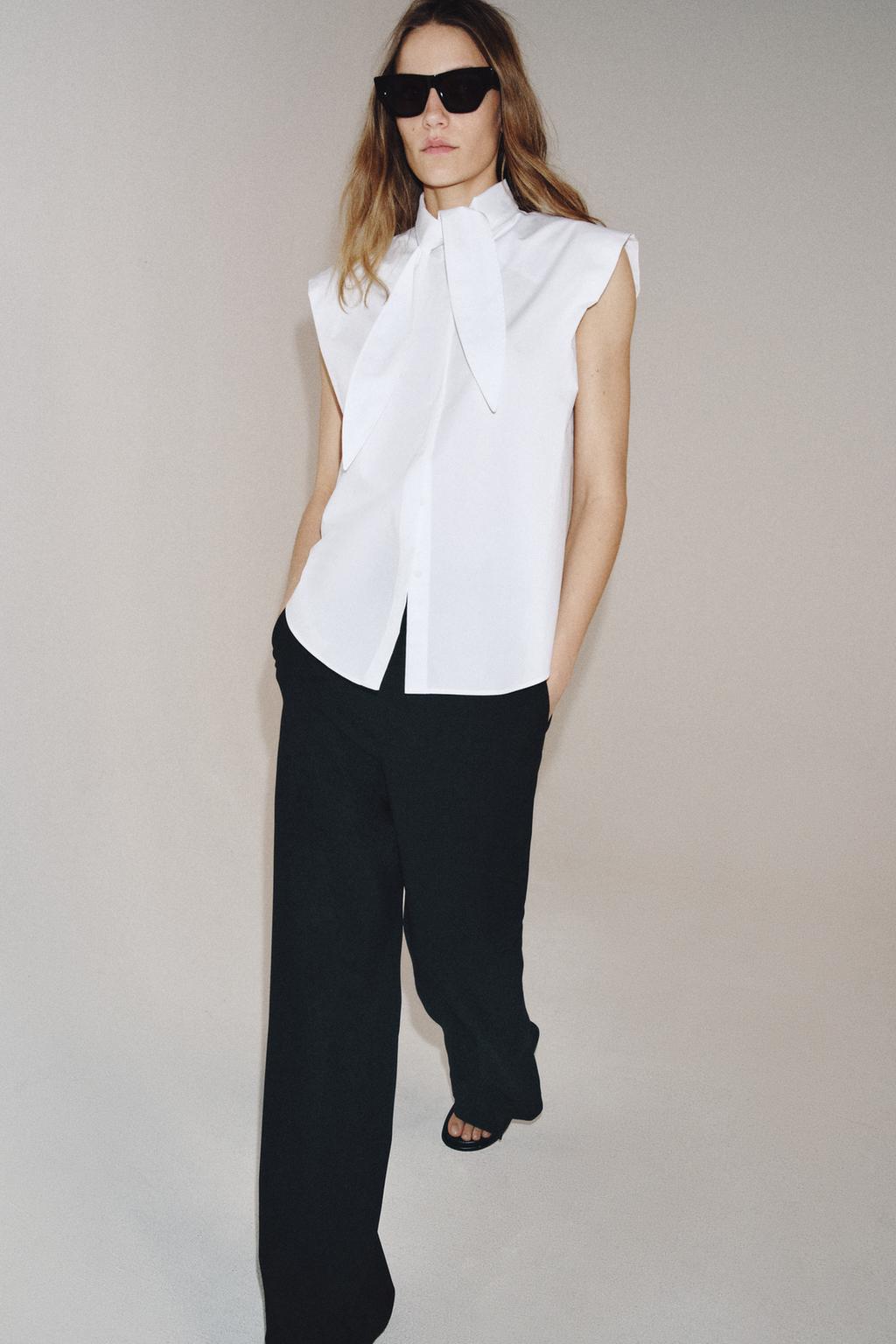 РУБАШКА С ЗАВЯЗКАМИ — ZW COLLECTION