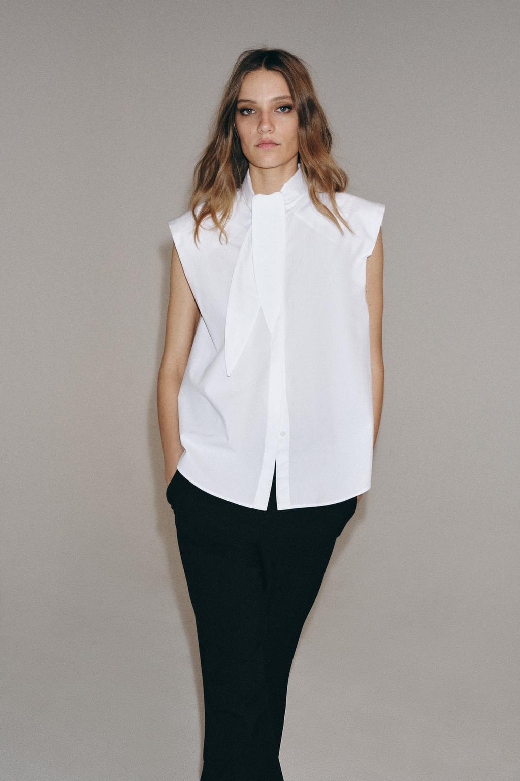 РУБАШКА С ЗАВЯЗКАМИ — ZW COLLECTION