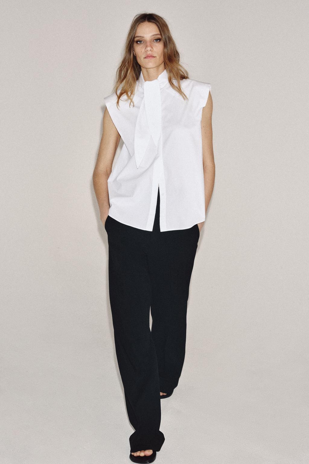 РУБАШКА С ЗАВЯЗКАМИ — ZW COLLECTION