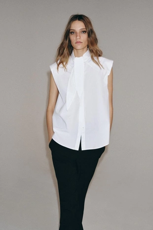 Рубашка с завязками — Zw Collection- Заказать в России