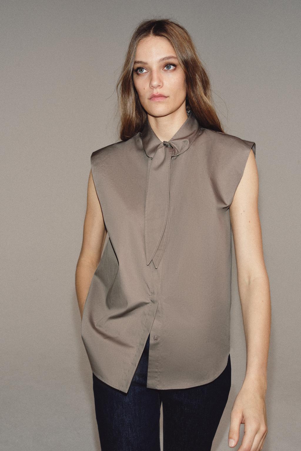 РУБАШКА С ЗАВЯЗКАМИ — ZW COLLECTION