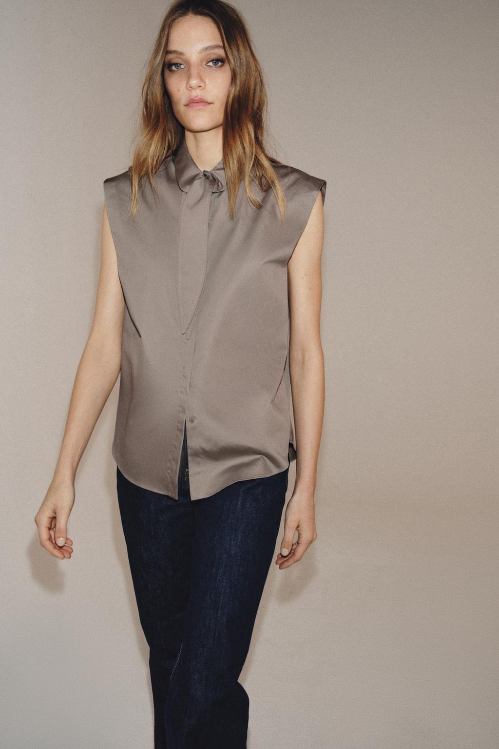 РУБАШКА С ЗАВЯЗКАМИ — ZW COLLECTION