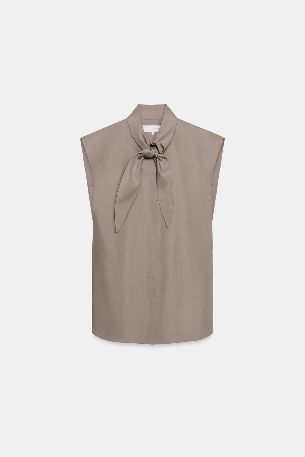 РУБАШКА С ЗАВЯЗКАМИ — ZW COLLECTION