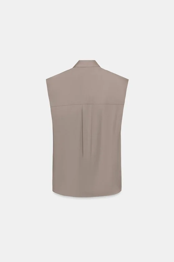 РУБАШКА С ЗАВЯЗКАМИ — коллекция Zara «ZW»