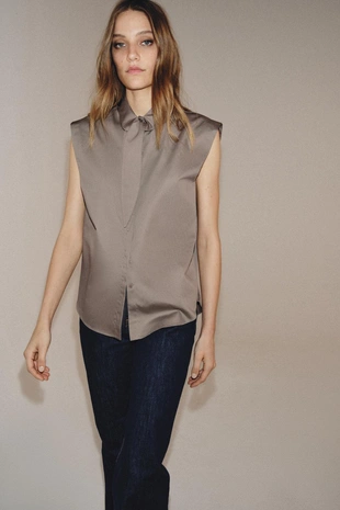 Рубашка с завязками — Zw Collection- Заказать в России