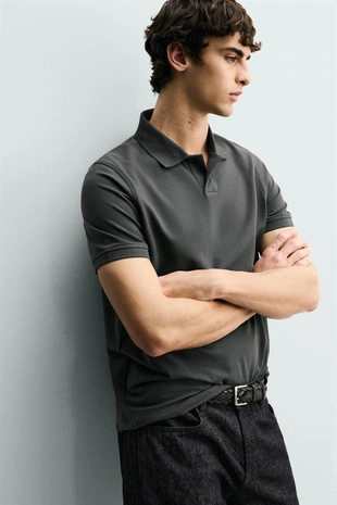 Поло из рельефного пике- Заказать в России