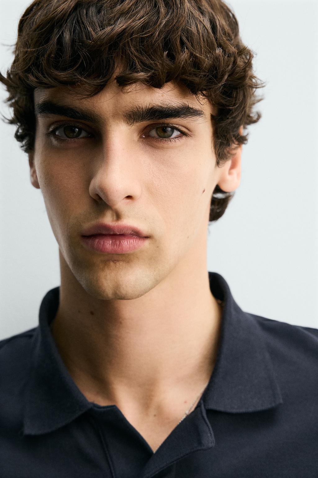 Поло с текстурой пике