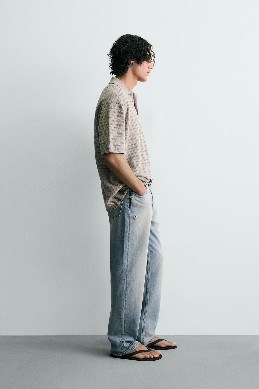 ПОЛО ИЗ РЕЛЬЕФНОГО БУКЛИРОВАННОГО ТРИКОТАЖА