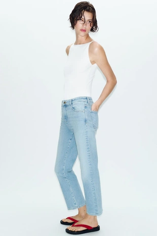 Джинсы Z1975 Mini Flare с высокой посадкой- Заказать в России