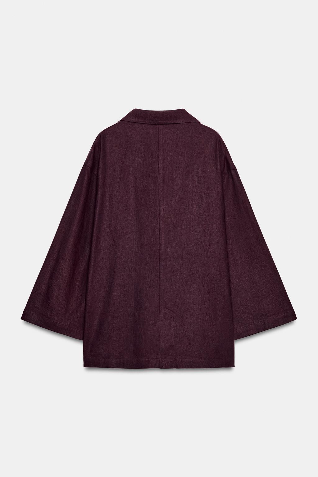 ДВУБОРТНЫЙ БЛЕЙЗЕР ИЗ ЛЬНА