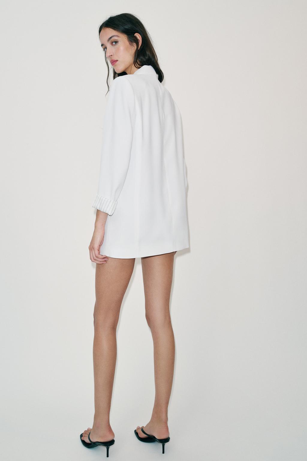 БЛЕЙЗЕР С РУКАВАМИ 3/4 И ПРИНТОВАННЫМИ МАНЖЕТАМИ