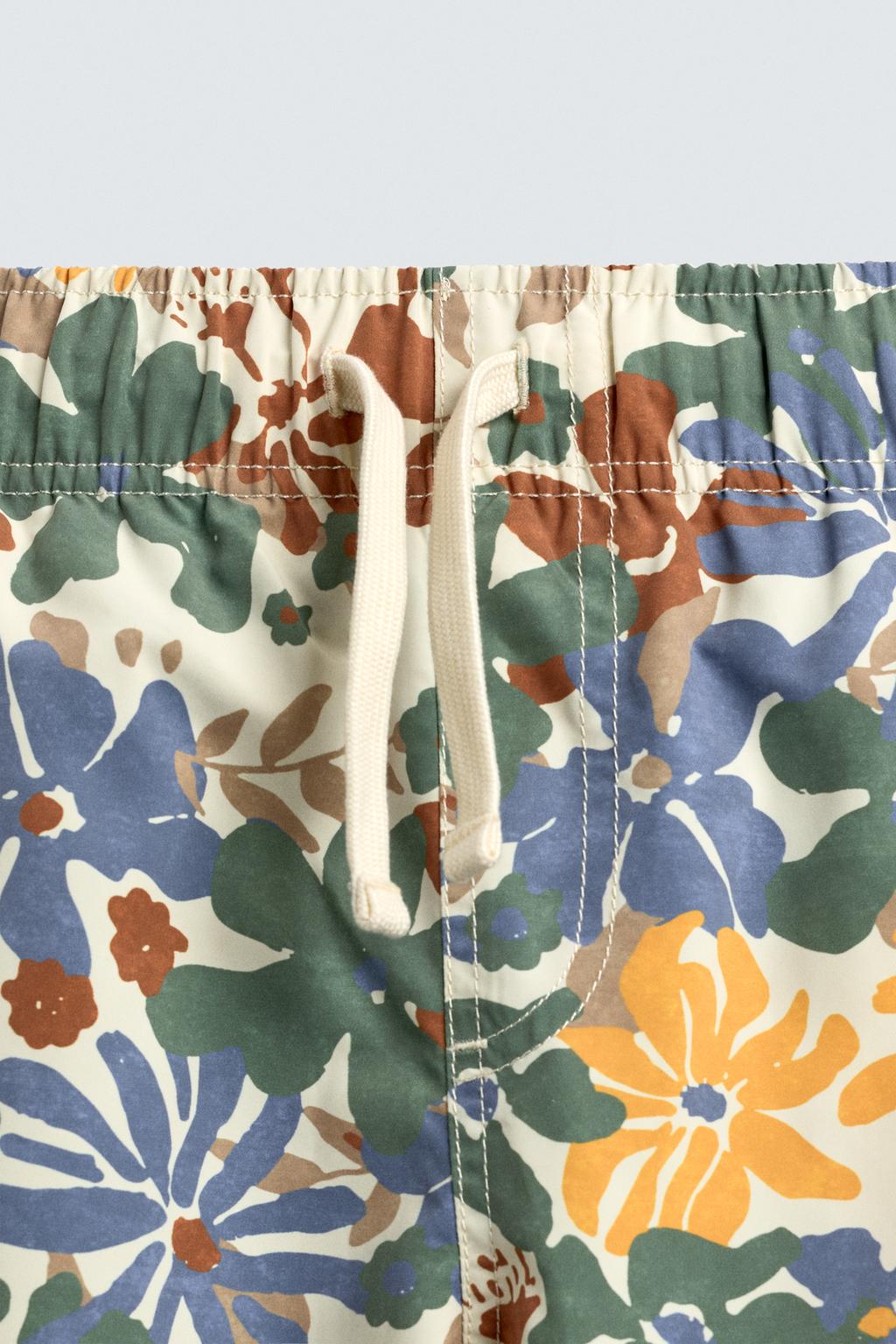 ДЛИННЫЕ ПЛАВКИ С ЦВЕТОЧНЫМ ПРИНТОМ