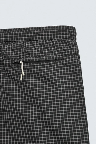 Длинные плавки в клетку- Заказать в России