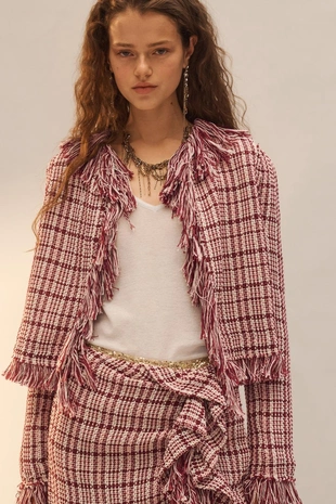 Куртка с кисточками из коллекции limited edition- Заказать в России