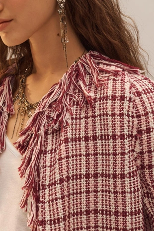 Куртка с кисточками из коллекции limited edition- Заказать в России