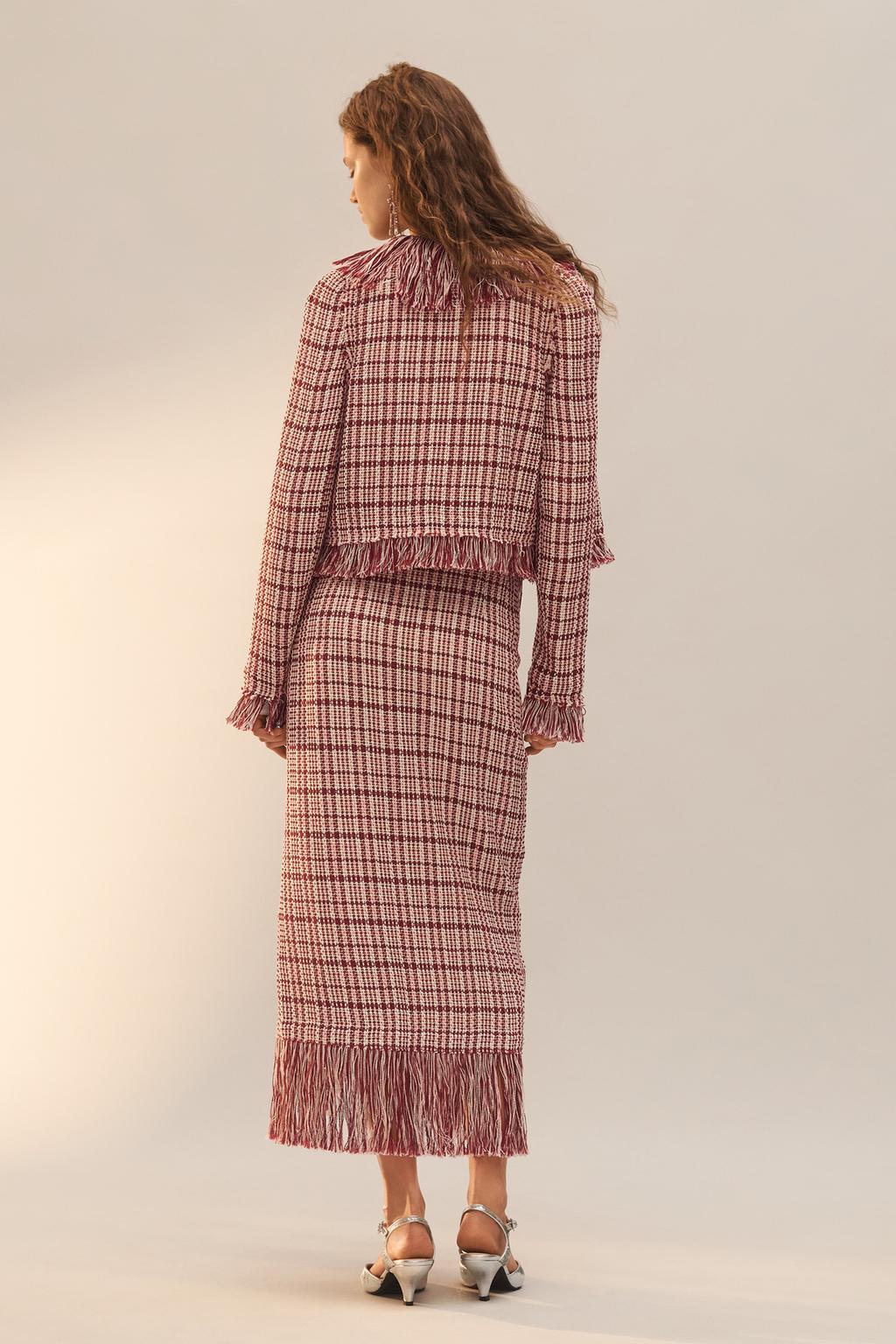 Юбка ограниченной коллекции со структурным оборками