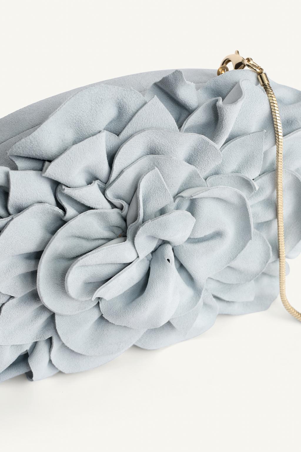 Сумочка-клатч limited edition с кожаным цветочным узором