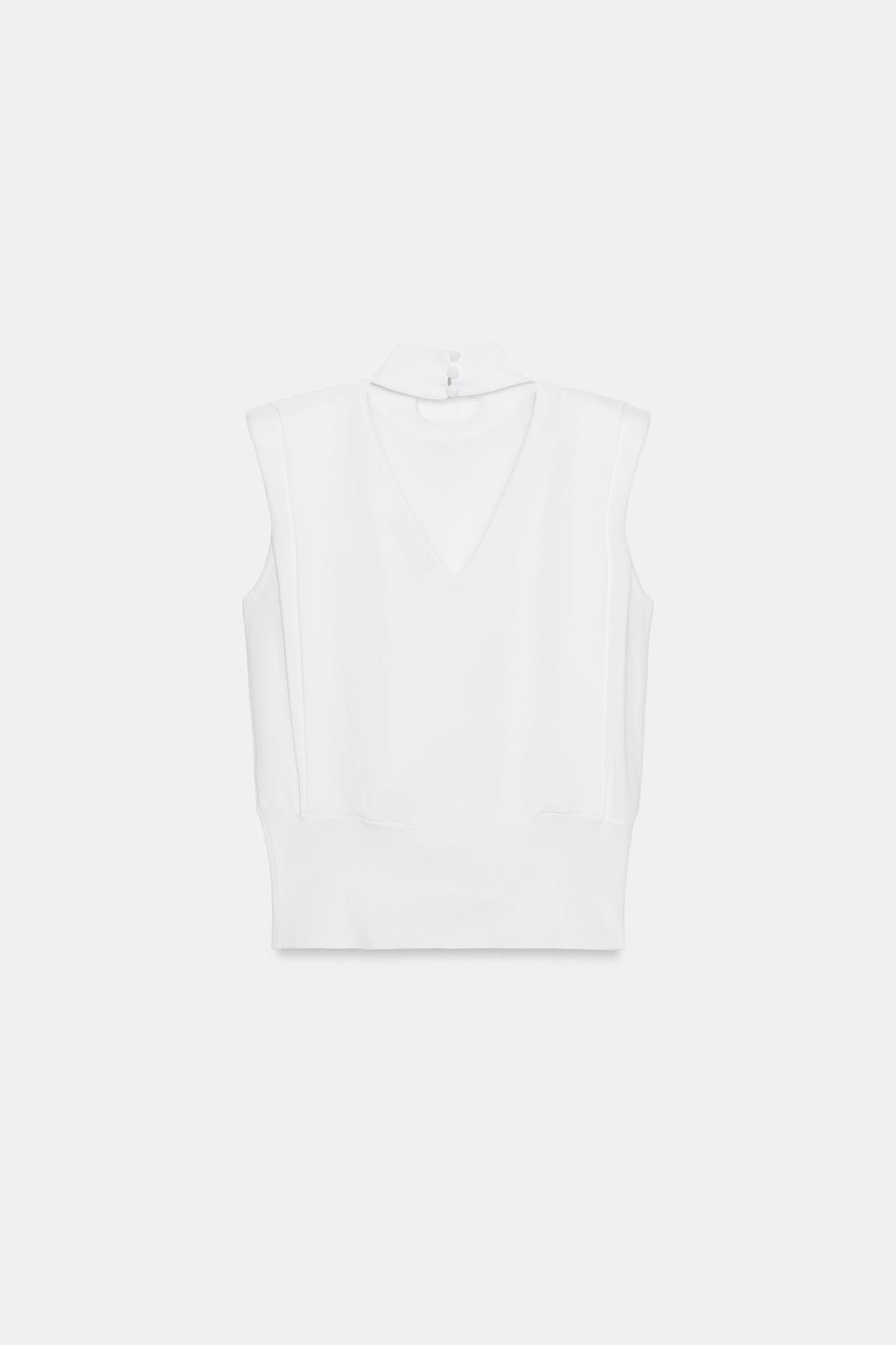 ТРИКОТАЖНЫЙ ТОП С ОТКРЫТОЙ СПИНОЙ