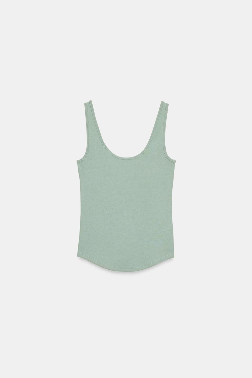 ХЛОПКОВЫЙ ТОП НА БРЕТЕЛЯХ